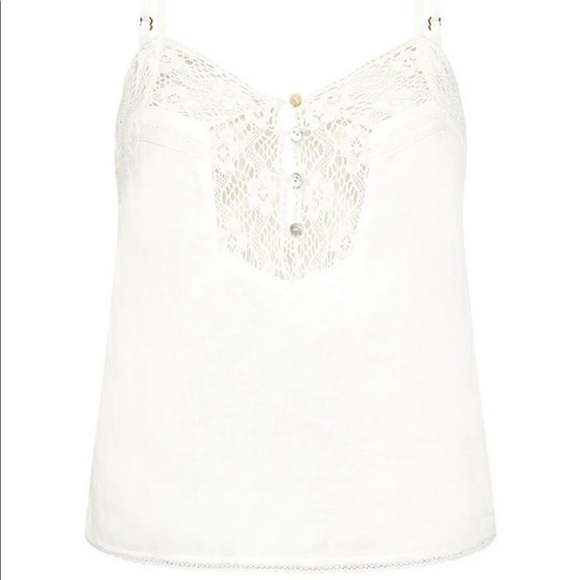 Spell | Basic Linen Cami White | Medium - Picture 4 of 17